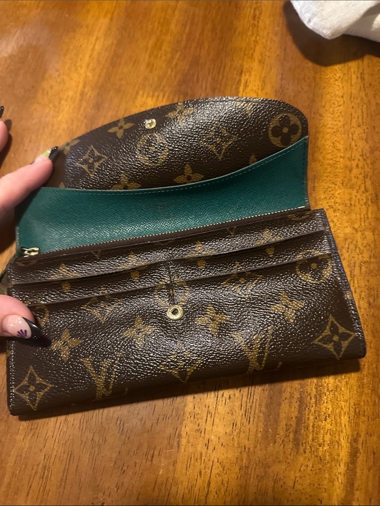 Louis Vuitton Handbags - Louis Vuitton Monogram Long Wallet with Teal Interior